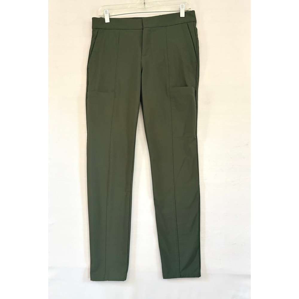 Athleta Wander Stash Skinny Pant Olive‎ Green Hiking Travel Size 6